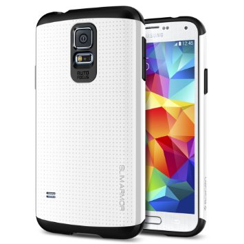 Spigen Slim Armor Cover Case for Galaxy S5 - Shimmery White