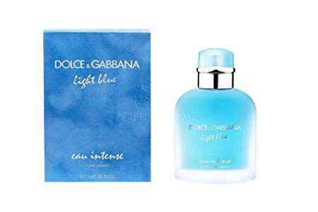 Dolce & Gabbana Light Blue Intense for Men Eau De Parfum Spray, 3.3 Ounce