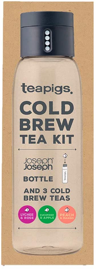 Teapigs Cold Brew Tea Set (1 Joseph and Joseph Bottle and 3 Teapigs Cold Brew Tea Bags)