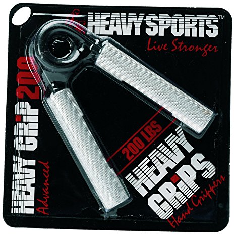 Heavy Grips Aluminium Gripper, Men's (Silver/Black)