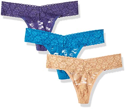 Mae Women's Lace Thong, 3 pack