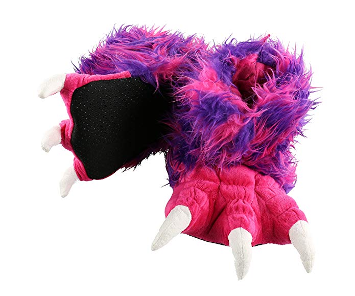 Lazy One Animal Paw Slippers for Adults and Kids