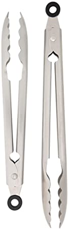 KitchenAid Universal Utility and Serving Stainless Steel Kitchen Tongs, Set of 2