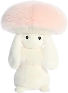 Aurora® Vibrant Spring Fungi Friends™ Stuffed Animal - Decorative Companion - Endless Fun - Pink 11 Inches