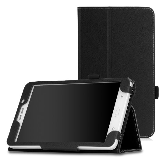 Samsung Galaxy Tab A 7.0 Case - MoKo Slim Folding Cover Case for Samsung Galaxy Tab A 7.0 Inch Tablet 2016 Release / SM-T280 / SM-T285 , BLACK