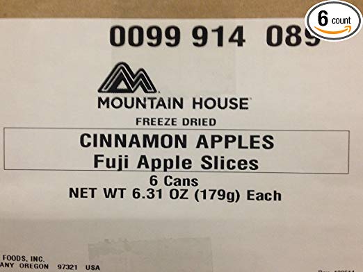 Mountain House - Cinnamon Apples (6.31) oz. - Case of 6