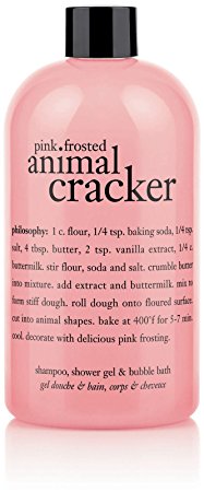 Philosophy Pink Frosted Animal Cracker (Shampoo, Shower Gel and Bubble Bath)16 fl. oz.