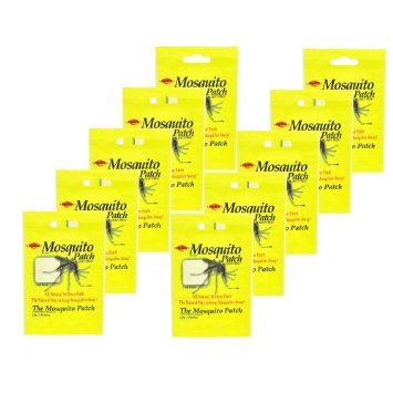 AgraCo Mosquito Patch 10 pack 20 patches 1 Bestseller for 2014 Mosquito deterrent All Natural deterrent for Mosquitoes Deet Free