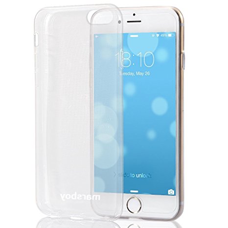 Marsboy Crystal Clear Ultra Slim Thin Protective TPU Case for iPhone 6 Plus and iPhone 6s Plus