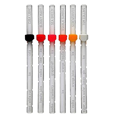 Vacu Vin Cocktail Recipe Sticks - Set of 6