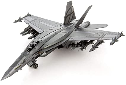 Fascinations Metal Earth F/A 18 Super Hornet 3D Metal Model Kit