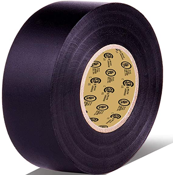Black Electrical Tape by LYLTECH, Pass UL/CSA Certification. Waterproof,Flame Retardant,Strong Rubber Based Adhesive, 600V with 14℉ to 176℉. Size : 66 feet x 3/4 inch x 0.07 mil (Black)
