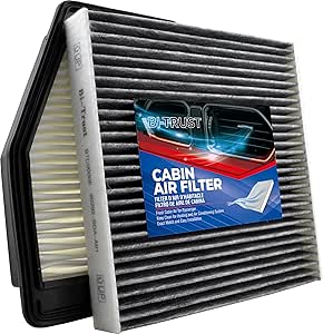 Engine Air Filter, Cabin Filters, for Honda Civic 2012-2015 15 1.8L, Filtro de aire de la cabina del motor Compatible with Acura ILX 2013-15 2.0L, Replace 17220R1AA01 80292SDAA01 BI-TRUST TZBT00029