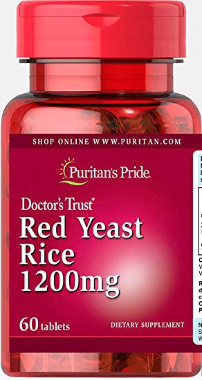 Puritan's Pride Red Yeast Rice 1200mg-60 Tablets