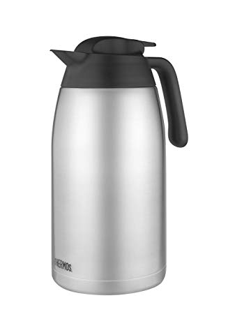 Thermos Stainless Steel Vacuum Insulated Carafe, 2L, Stainless Steel, THV2000AUS