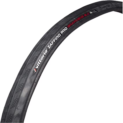 Vittoria Unisex's Zaffiro Pro V Bicycle Tyre, Black, 700x28c