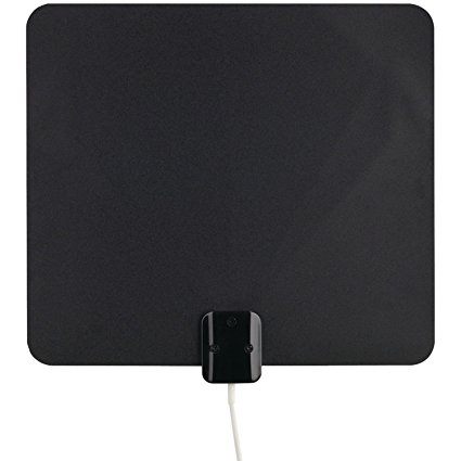 RCA ANT1100Z Ultra-Thin Multi-Directional Indoor HDTV Antenna with 40 Mile Range