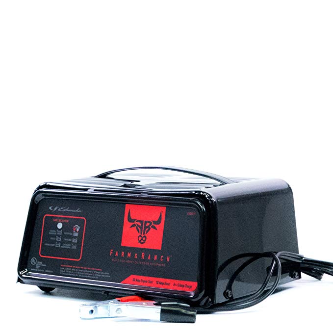 Schumacher FR01237 2/10/50A 12V Automatic Battery Charger with Engine Start