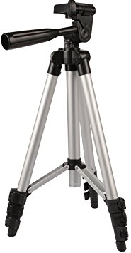 GPCT [Lightweight] Compact Aluminium Alloy Camera/Camcorder Tripod. Rotates 360° Horizontally/180° Vertically, 3-Way Swivel Pan Head- Nikon/Cannon/Sony DSLR/Fuji/Panasonic/Samsung. FREE Carrying Case!