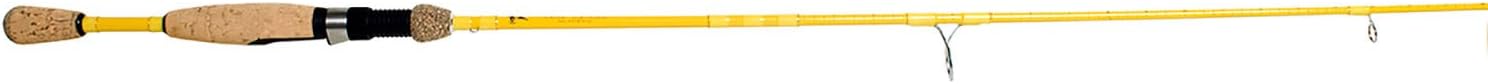 Eagle Claw Featherlight Spinning Rod, 2 Piece (Ultra Light Yellow, 5-Feet 6-Inch)