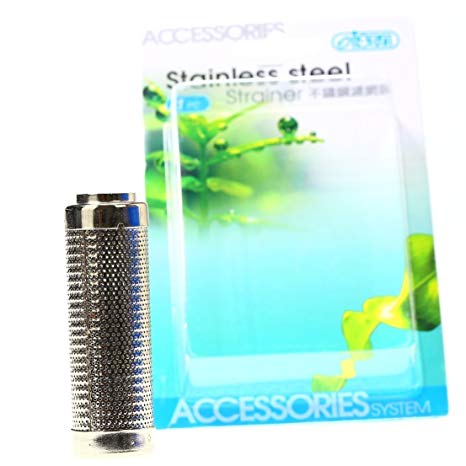 ISTA Stainless Steel Metal Filter Strainer Pipe for Aquarium Fishtank Water Tube Hose (for 16mm pipe)