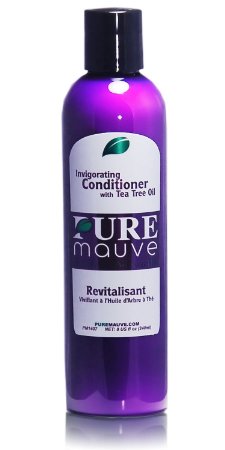 Hair Conditioner Pure Mauve - Sulfate Free Conditioner Made of Tea Tree Oil Ivy Extract and Vitamin E, Ideal for Curly, Damaged or Color Treated Hair. Buy Now and Enjoy the Natural Shine of Your Hair!
