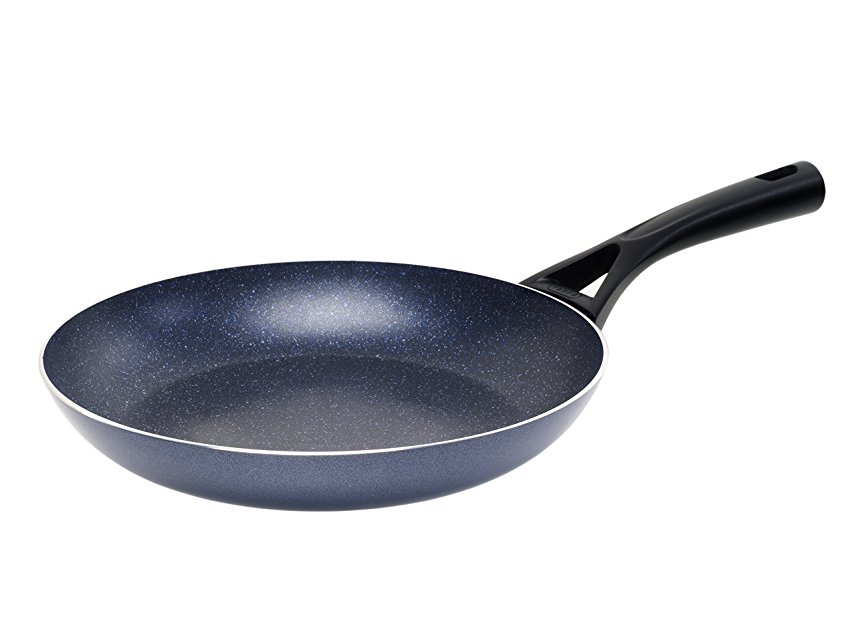 Pyrex 28 cm Large Gusto Non-Stick Non-Inductive Frying Pan, Blue