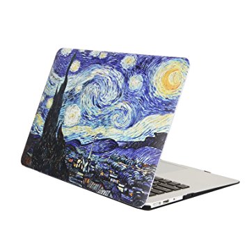 YMIX  Plastic Cover Snap on Hard Protective Case for MacBook Pro 13" Retina NO CD-ROM (A1502 & A1425) , 01 Starry Night