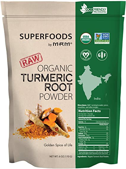 Super Foods - Raw Organic Turmeric Powder