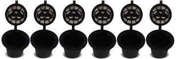 Reusable Nespresso compatible filter cups fill with your favorite coffee and use over and over