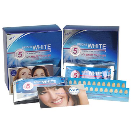 Grinigh Professional Teeth Whitening Gel Strips with Advanced Seal Technology | 28 Treatments, mint flavor