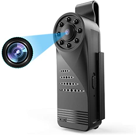Elleety EL-828 Hidden Camera with Wi-Fi – Night Vision Security Camera – 4K FHD Mini Camera – Remote View, Video Call, Motion Detection Body Cam – Built-In Magnet with Base – Wide Applications