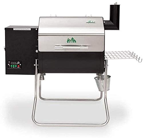 Green Mountain Davy Crockett Sense Mate Electric Wi-Fi Control Foldable Portable Wood Pellet Tailgating Grill with Meat Probe, Black. Limited Edition