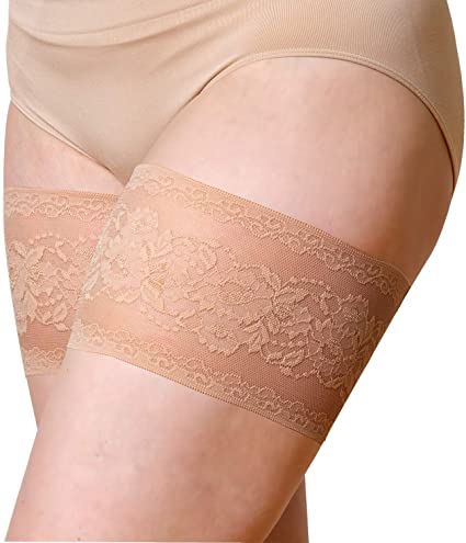 Bandelettes Patented Trademarked Original Elastic Anti-Chafing Thigh Bands