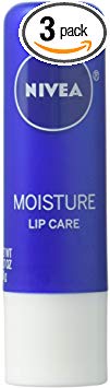 Nivea Moisture Lip care 0.17 OZ (pack of 3)