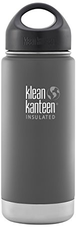 Klean Kanteen 16-Ounce Wide Insulated Stainless Steel Bottle With Loop Cap