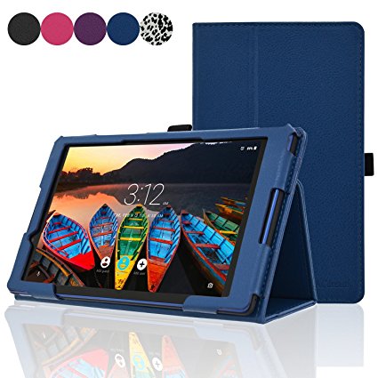 ACdream Lenovo TAB3 8 Case, Folio Protective Premium Leather Tablet Case for Lenovo TAB3 8 inch Tablet(2016 release),