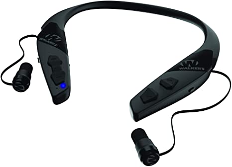 Walker's Game Ear Behind The Neck Bt Hearing Enhancer, Black, One Size