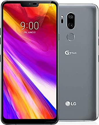 LG G7 ThinQ G710 64GB GSM Unlocked Phone w/Dual 16MP Camera's - Platinum Gray