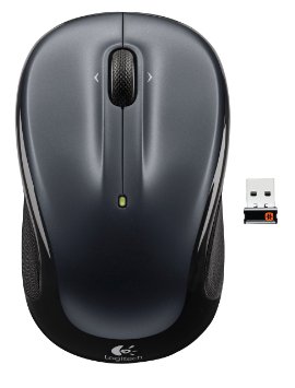 Logitech Wireless Mouse M325 with Designed-For-Web Scrolling - Dark Silver