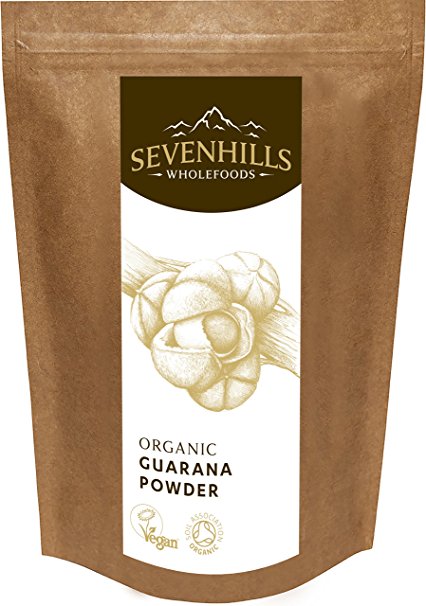 Sevenhills Wholefoods Organic Raw Guarana Powder 250g