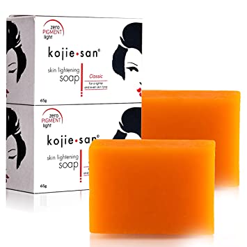 Original Kojie San Facial Beauty Soap - 65g, 2 Bars Per Pack - Guaranteed Authentic