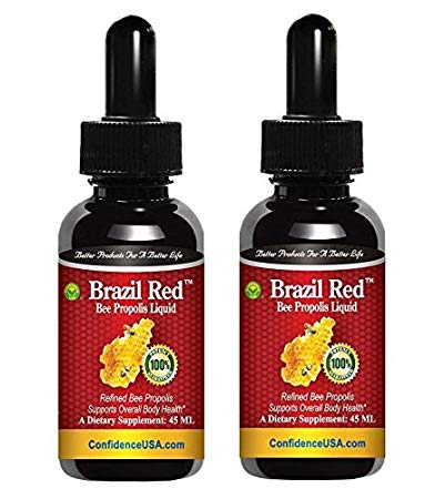 Brazil Red Bee High Concentrate Propolis Liquid (45 ML) - 2 Bottles