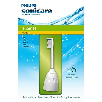 Philips Sonicare E Series Standard Brush Heads - 6 Pack