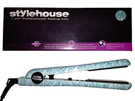 Style House 1.25 Professional Styling Iron, Blue Mottled by Style House