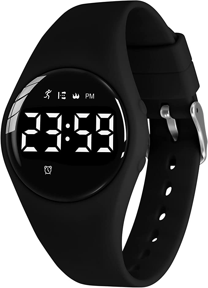 Kids Fitness Tracker Watch,Girls Digital Watch with Alarm/Stopwatch/Distance/Calories/Steps Counter, No App Activity Tracker Watches for Kids Teens,Best Gift for Girls Boys