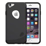 iPhone 6 Plus Case Slicoo Lifetime Warranty Dual-layer TPU Rubber Protective Carrying Cover Case for iPhone 6 Plus 55 inch Black