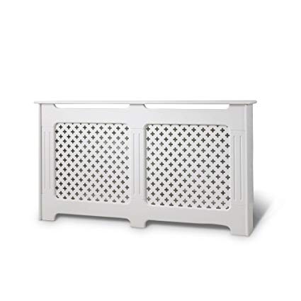 Laura James Radiator Cover Cabinet White Painted Large Traditional (large)