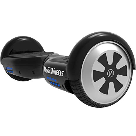 M MEGAWHEELS Hover boards 6.5” Electric Self Balancing Scooter Board Built in Bluetooth Speaker with LED light, UL Certified