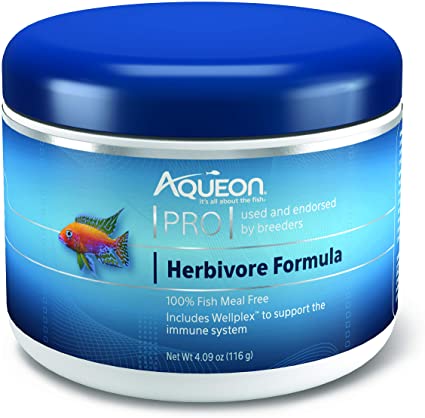Aqueon Pro Herbivore Formula Fish Food Pellet